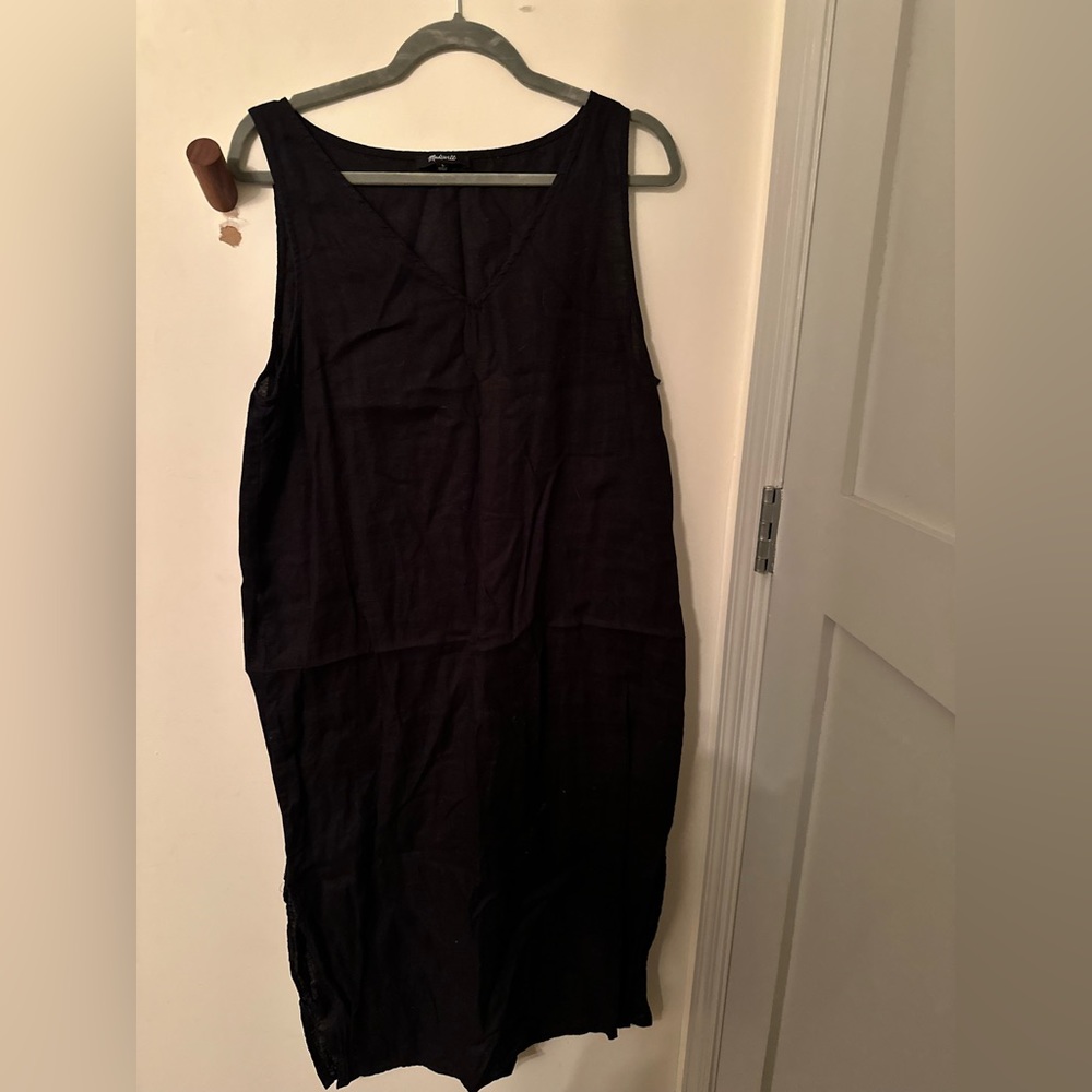 Madewell linen midi dress